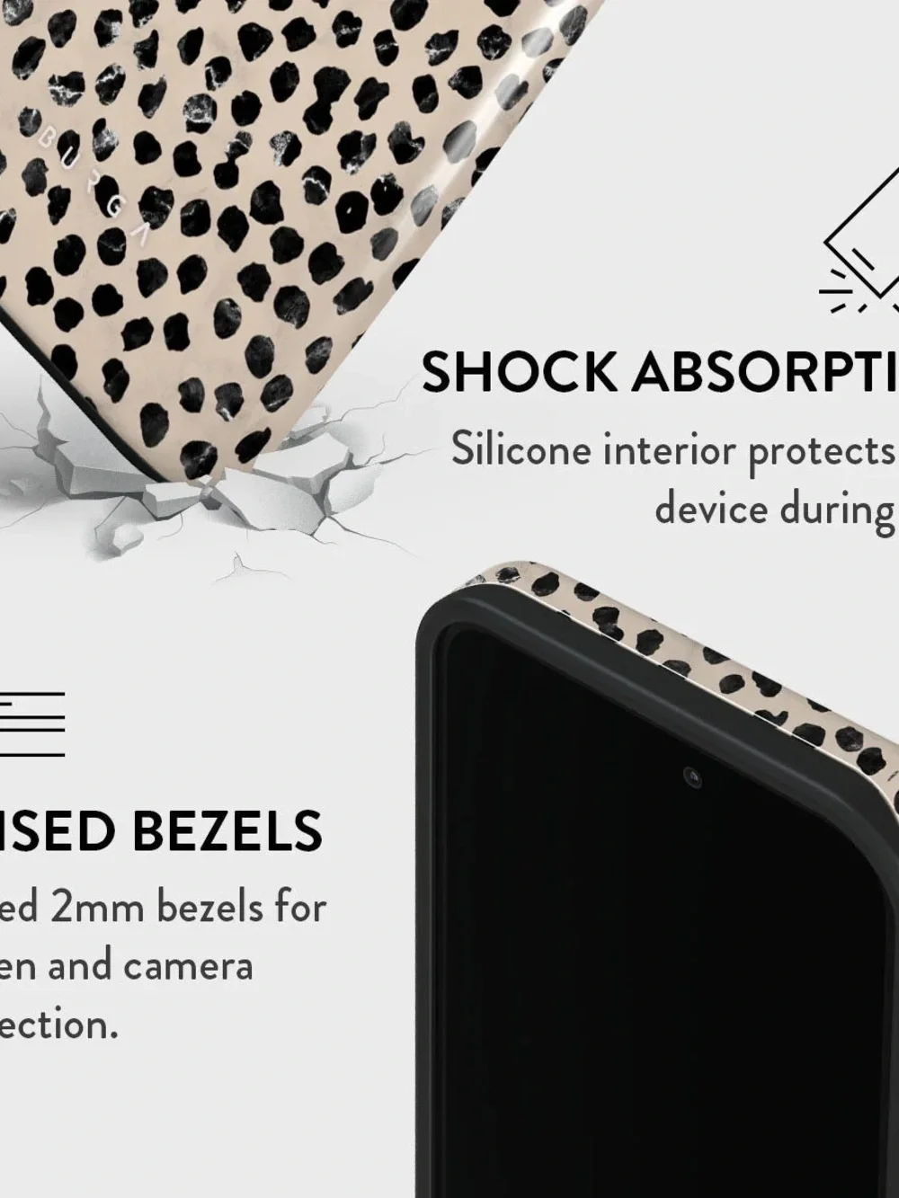 Burga Almond Latte - Cute iPhone 13 Pro Max Case